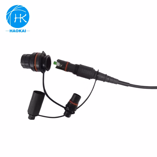 Waterproof IP67 Ftta 7.0mm Outdoor Fiber Optical Patch Cord with Odva Connector