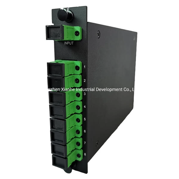 1X2~64 W/O Sc/APC &amp; Upc 1xn Optical Fiber PLC Splitter Package