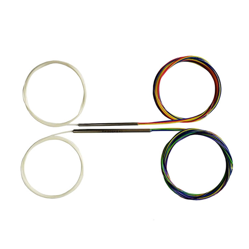 1*2 1*4 1*8 0.9mm 1*2 1*4 1*8 0.9mm Mini Steel Tube PLC Splitter Bare Fiber Optical Splitter
