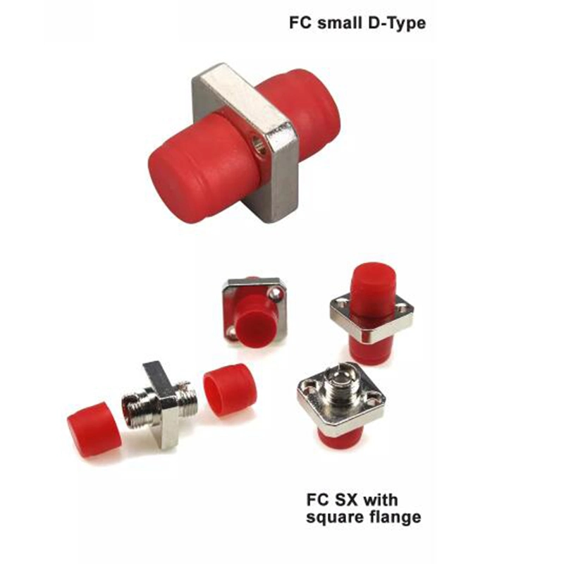 FC Simplex Fiber Optic Adapter/Optical Adapter Square FC Fiber Optic Adaptor
