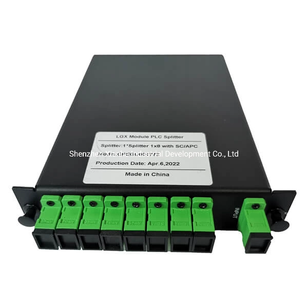 1X2~64 W/O Sc/APC &amp; Upc 1xn Optical Fiber PLC Splitter Package