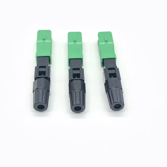 FTTH 60mm low Insertion Loss 0.2dB SM/MM Fiber Optical SC APC fast connector